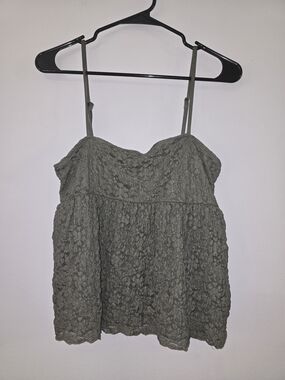 Faded Rose Lace Babydoll Cami
